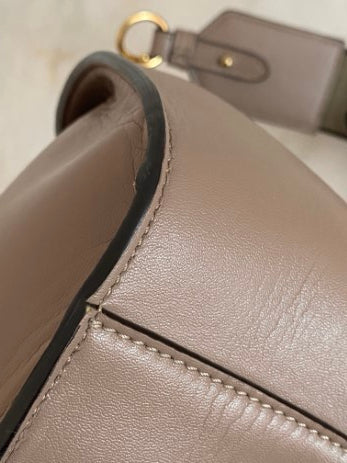 Stella Mccartney Beige Logo Top Handle Bag-handbag-Stella Mccartney-The Closet Egypt