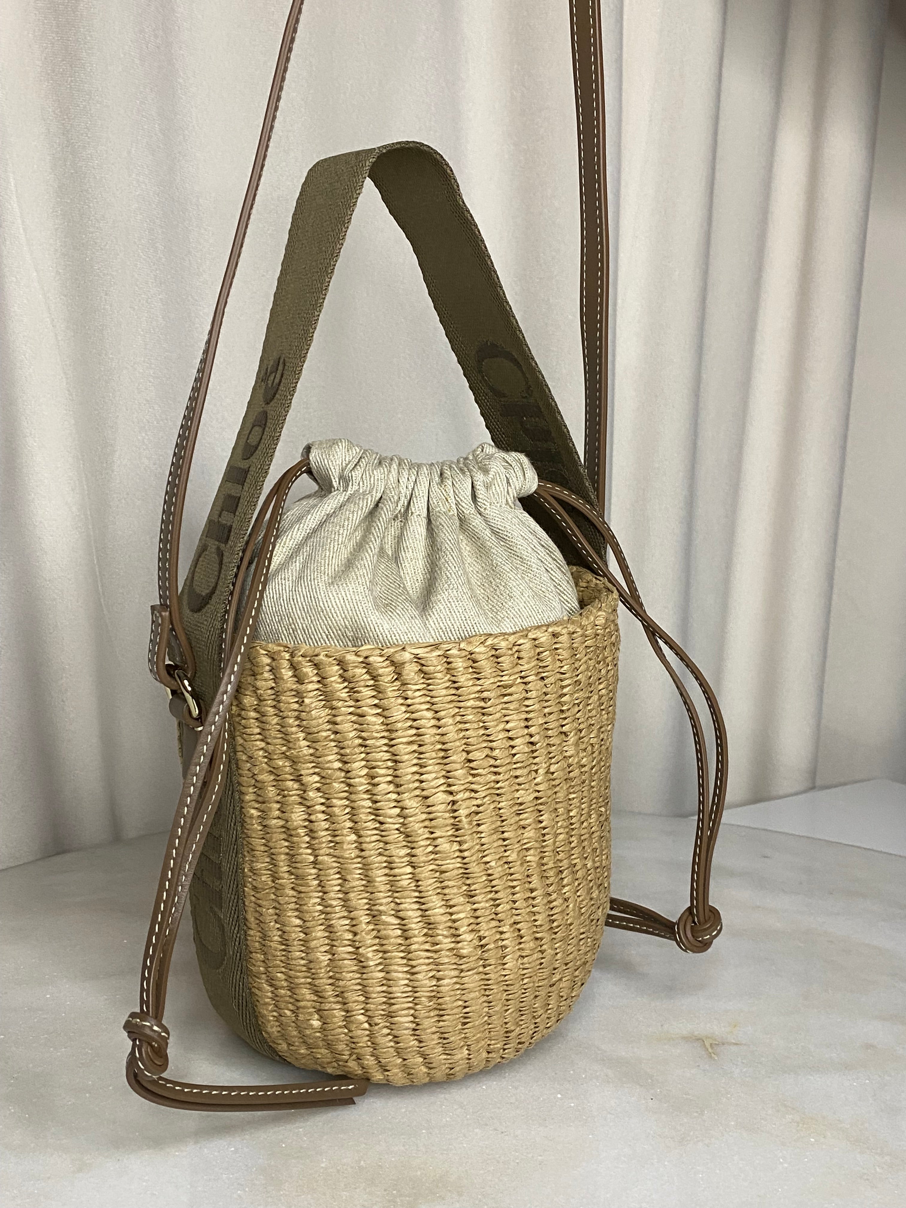 Chloe Bicolor Woody Small Shoulder Bag-handbag-Chloe-The Closet Egypt