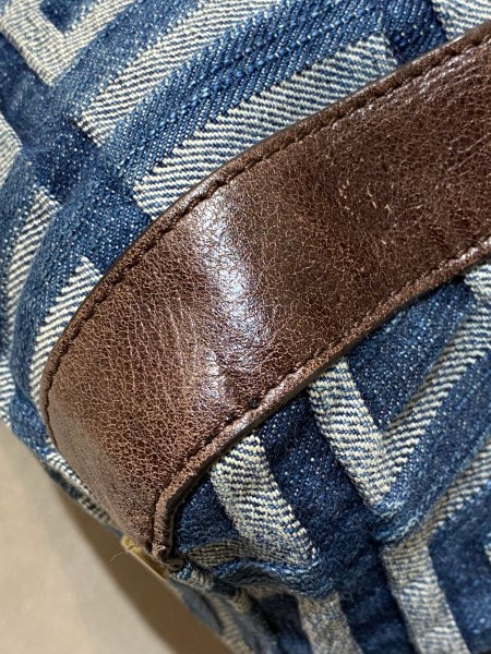 Givenchy Blue Denim Logo Hobo Bag-handbag-Givenchy-The Closet Egypt