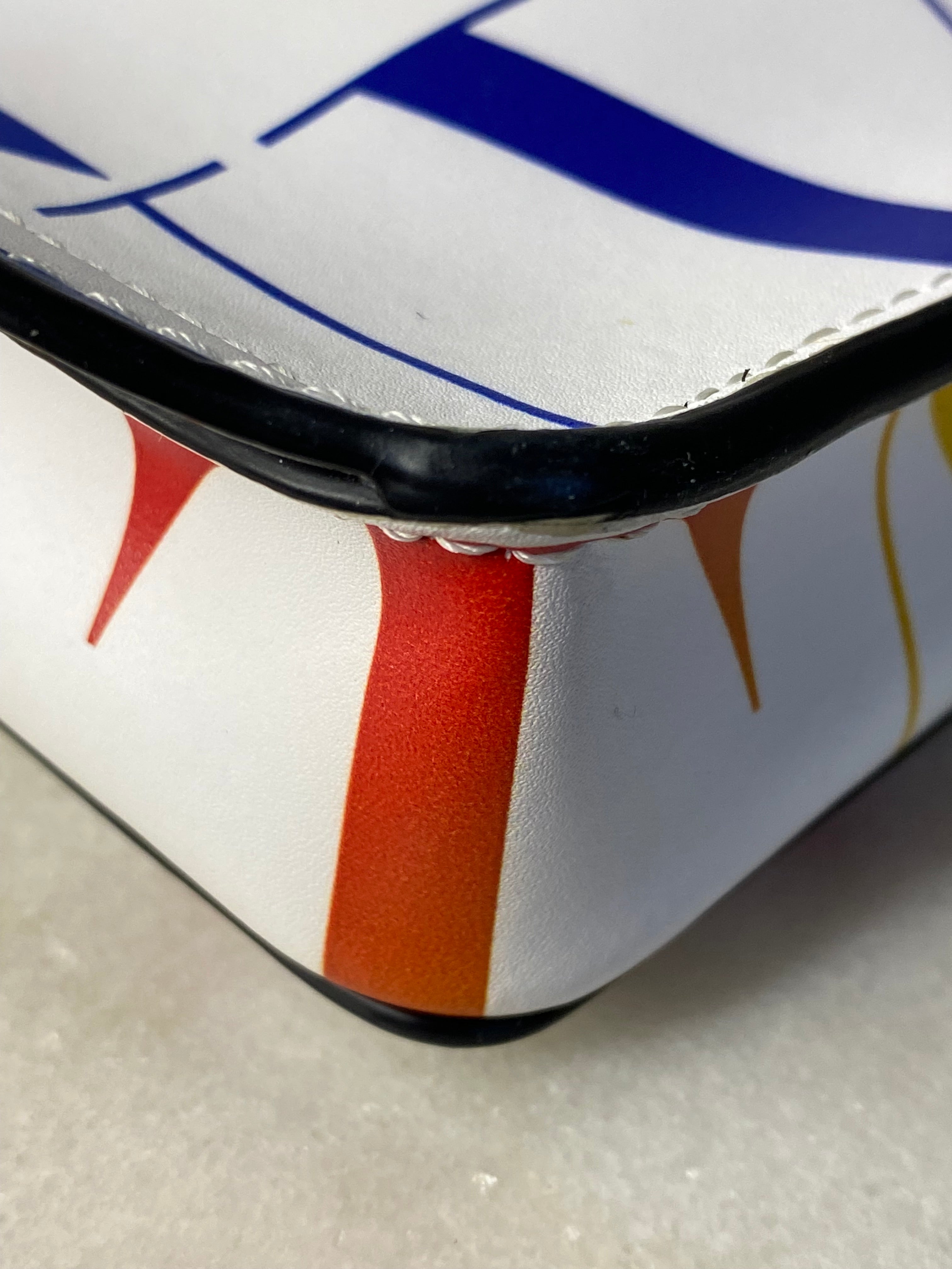 VAlentino White Multicolor VLTN Waist Bag-Waist Bag-Valentino-The Closet Egypt