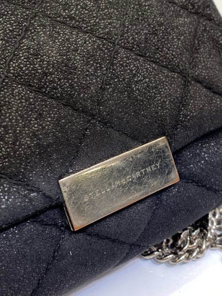 Stella Mccartney Black Soft Becket Quilted Mini Bag-handbag-Stella Mccartney-The Closet Egypt