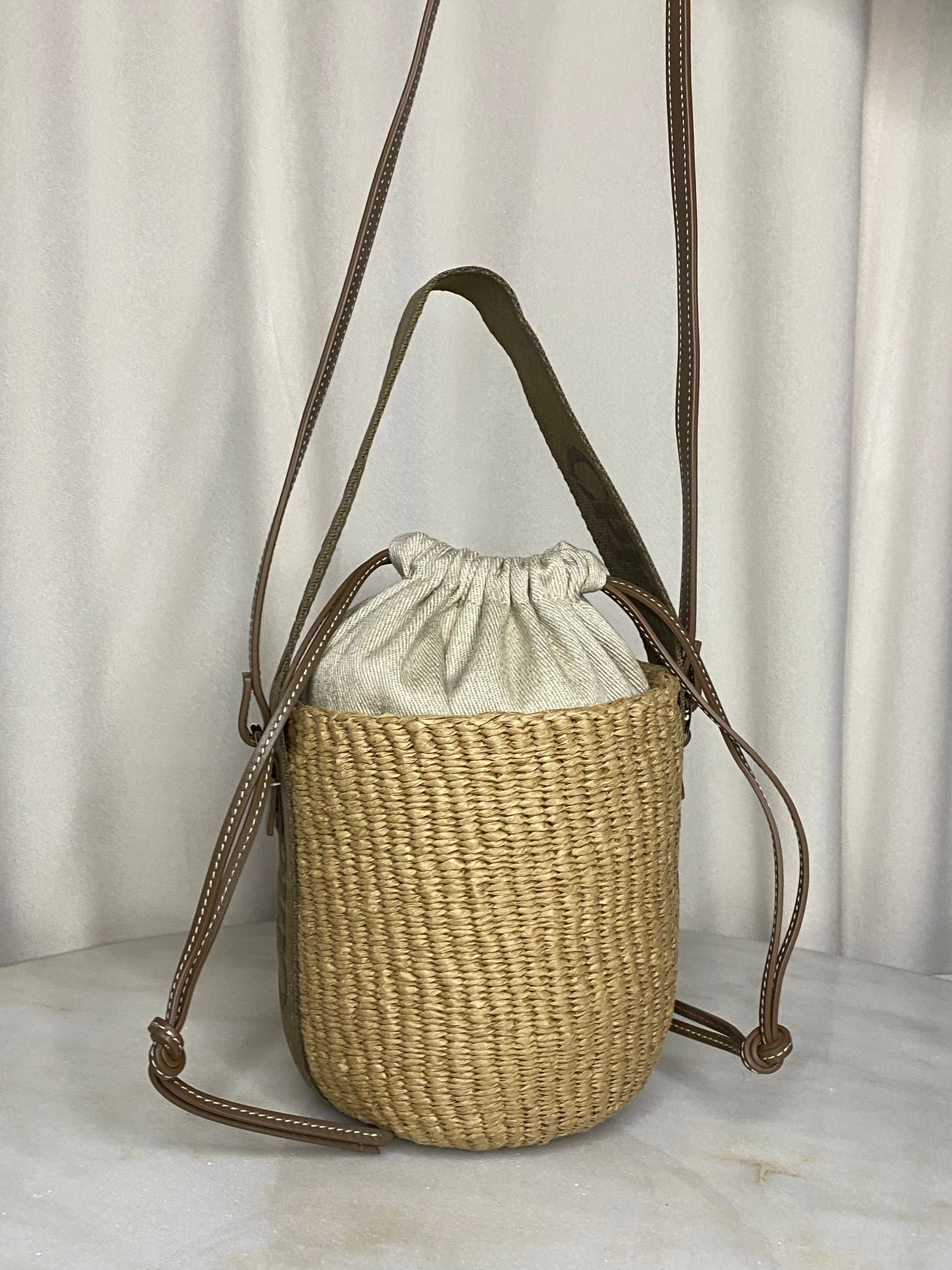 Chloe Bicolor Woody Small Shoulder Bag-handbag-Chloe-The Closet Egypt