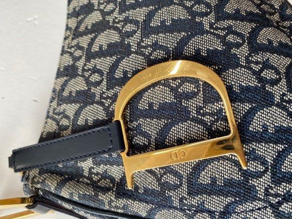 Christian Dior Bicolor Saddle Trotter Handbag-handbag-Christian Dior-The Closet Egypt