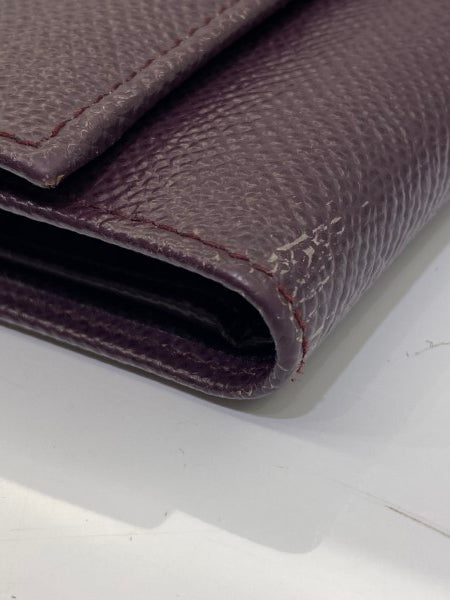 Dolce & Gabbana Burgundy Dauphine Crystal Small Wallet-wallet-Dolce & Gabbana-The Closet Egypt