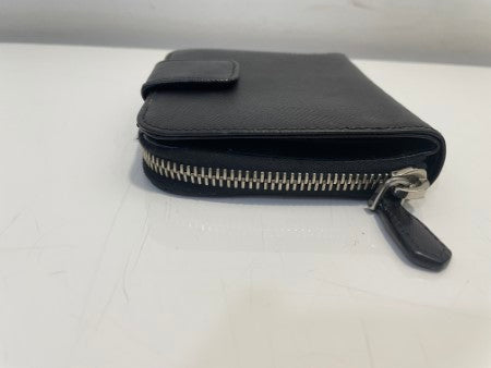 Prada Black Compact Wallet-wallet-Prada-The Closet Egypt