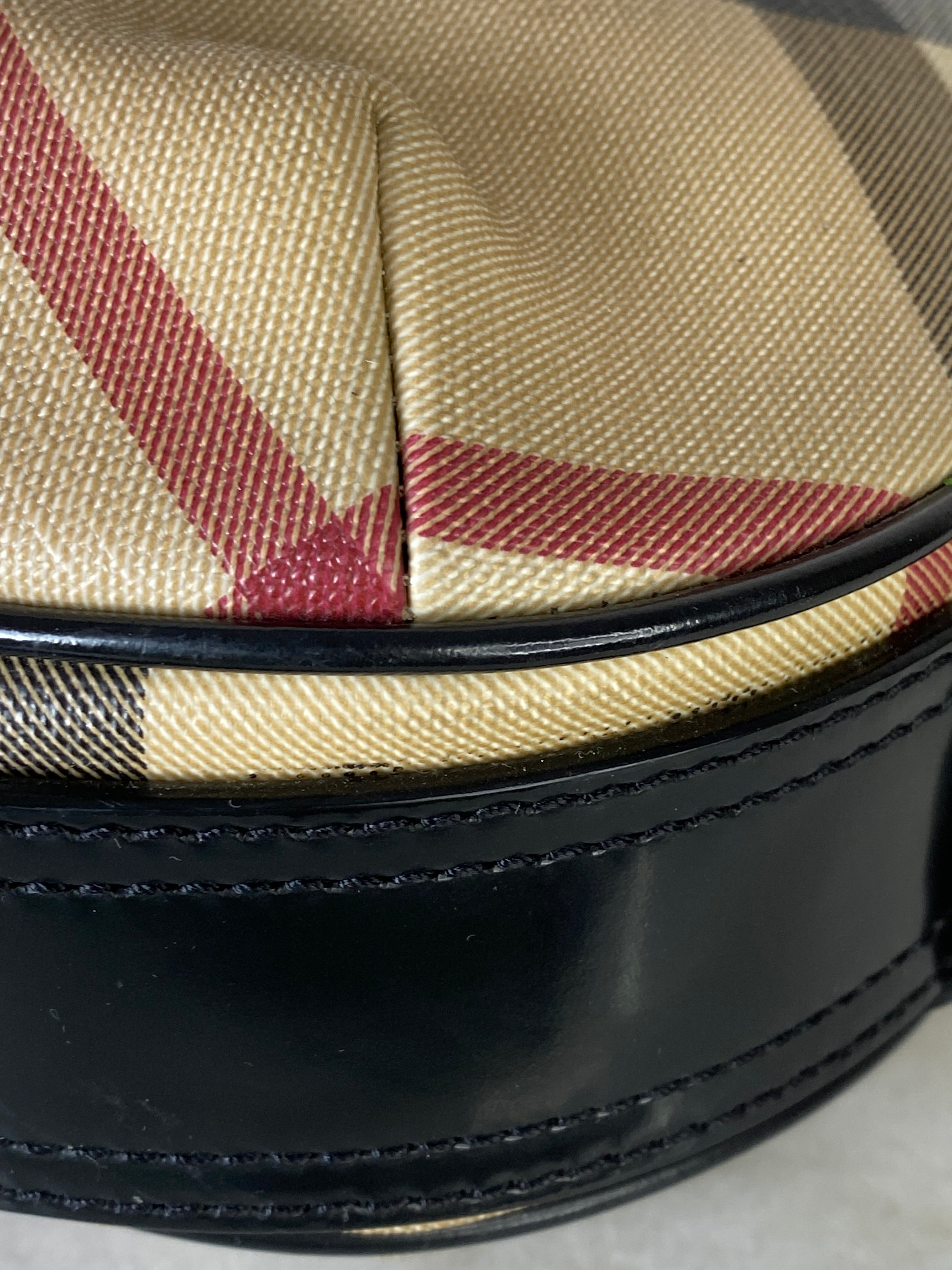 Burberry Nova Check Black Hobo Bag-handbag-Burberry-The Closet Egypt