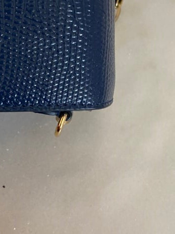 Dolce & Gabbana Blue Millennials Crystal Crossbody Bag-handbag-Dolce & Gabbana-The Closet Egypt