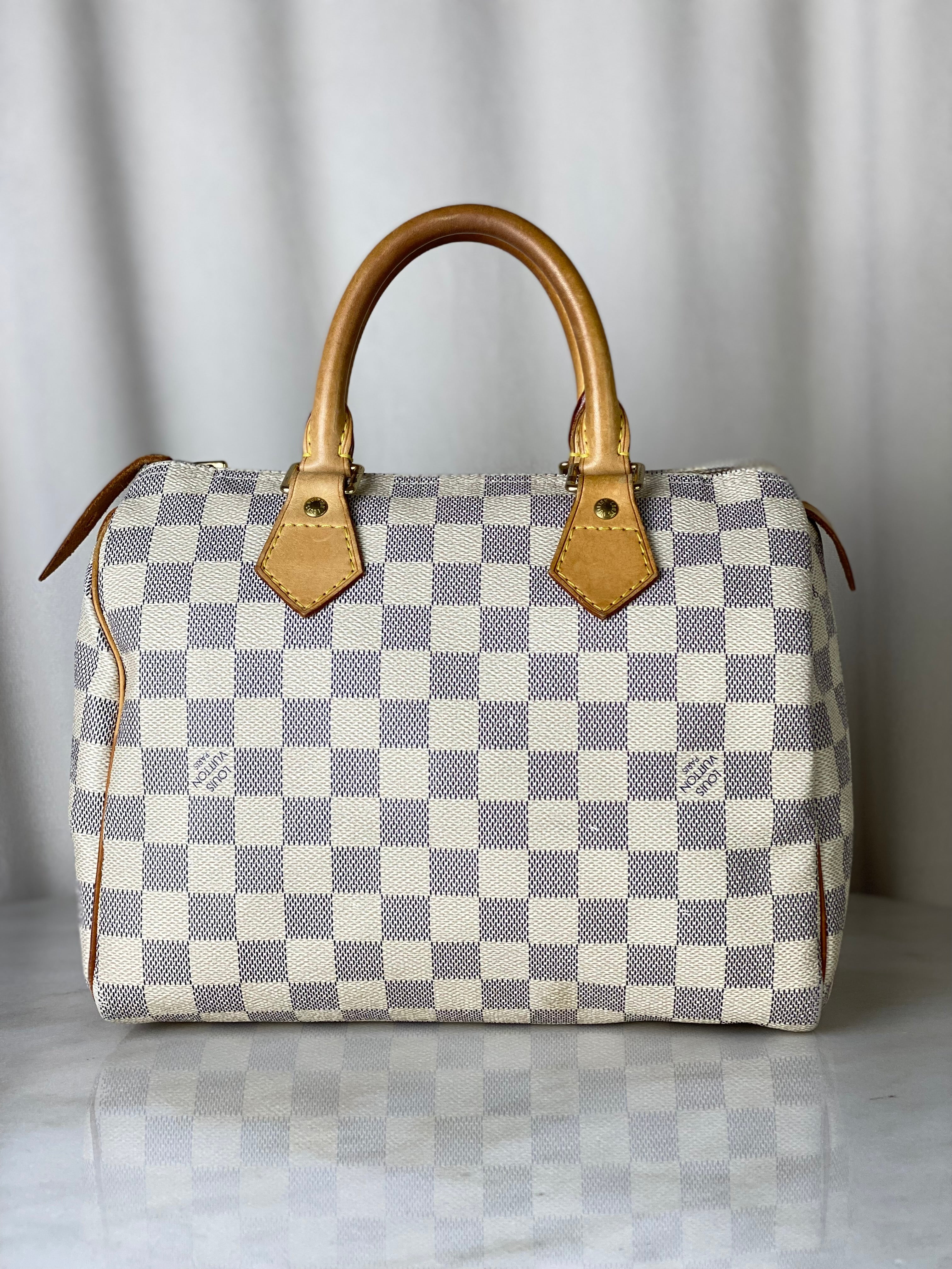 Louis Vuitton Damier Azur Speedy 25 Bag