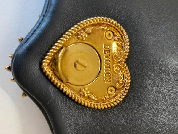 Dolce & Gabbana Black Devotion Shoulder Bag-handbag-Dolce & Gabbana-The Closet Egypt