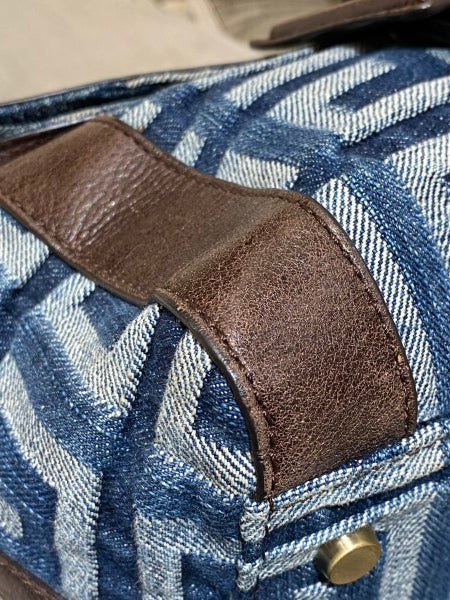 Givenchy Blue Denim Logo Hobo Bag-handbag-Givenchy-The Closet Egypt