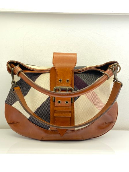 Burberry Camel Mega Check Bag-handbag-Burberry-The Closet Egypt