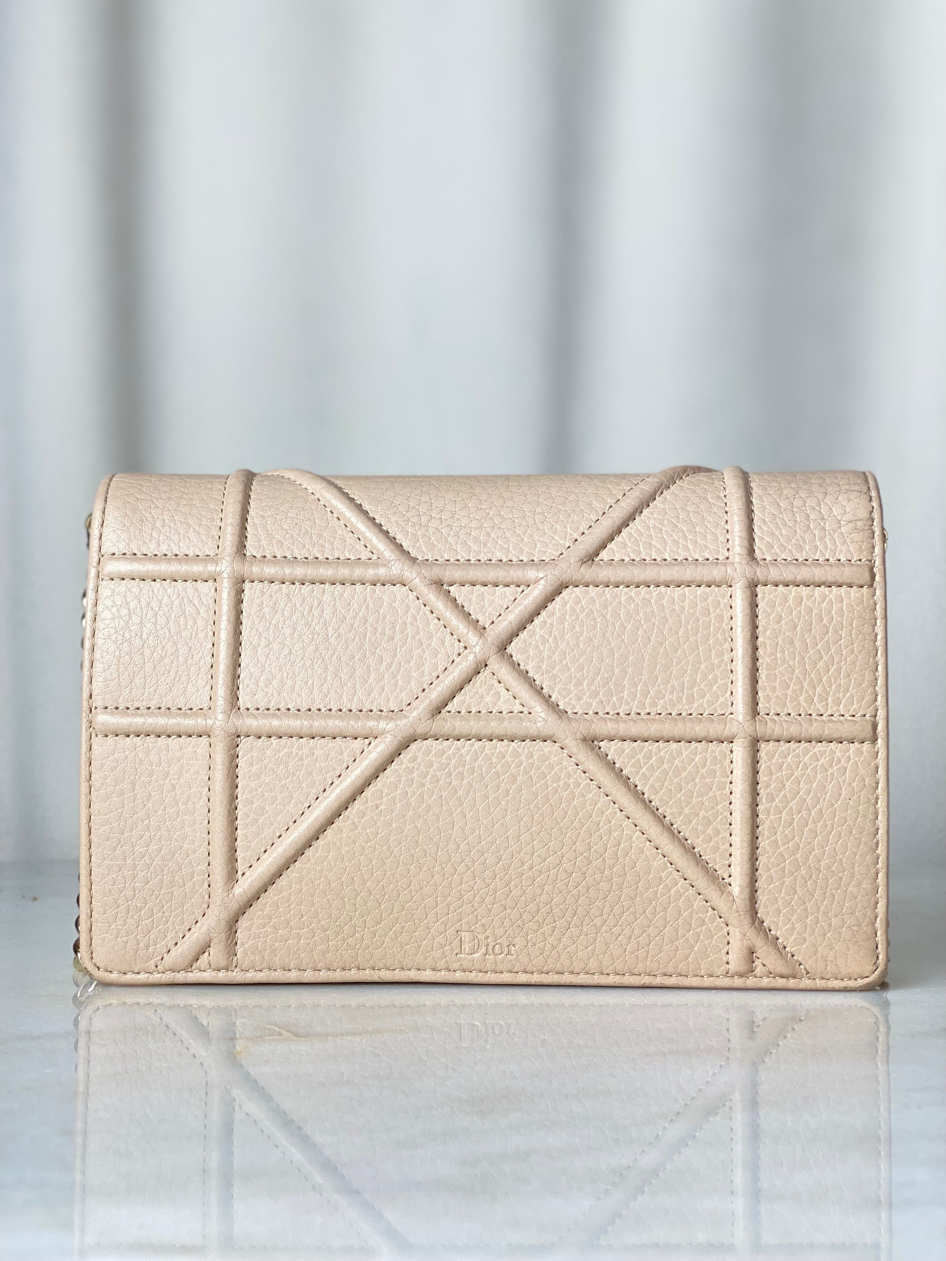 Christian Dior Beige Diorama WOC-Wallet Chain-Christian Dior-The Closet Egypt