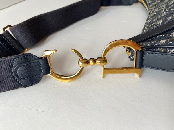 Christian Dior Bicolor Saddle Trotter Handbag-handbag-Christian Dior-The Closet Egypt