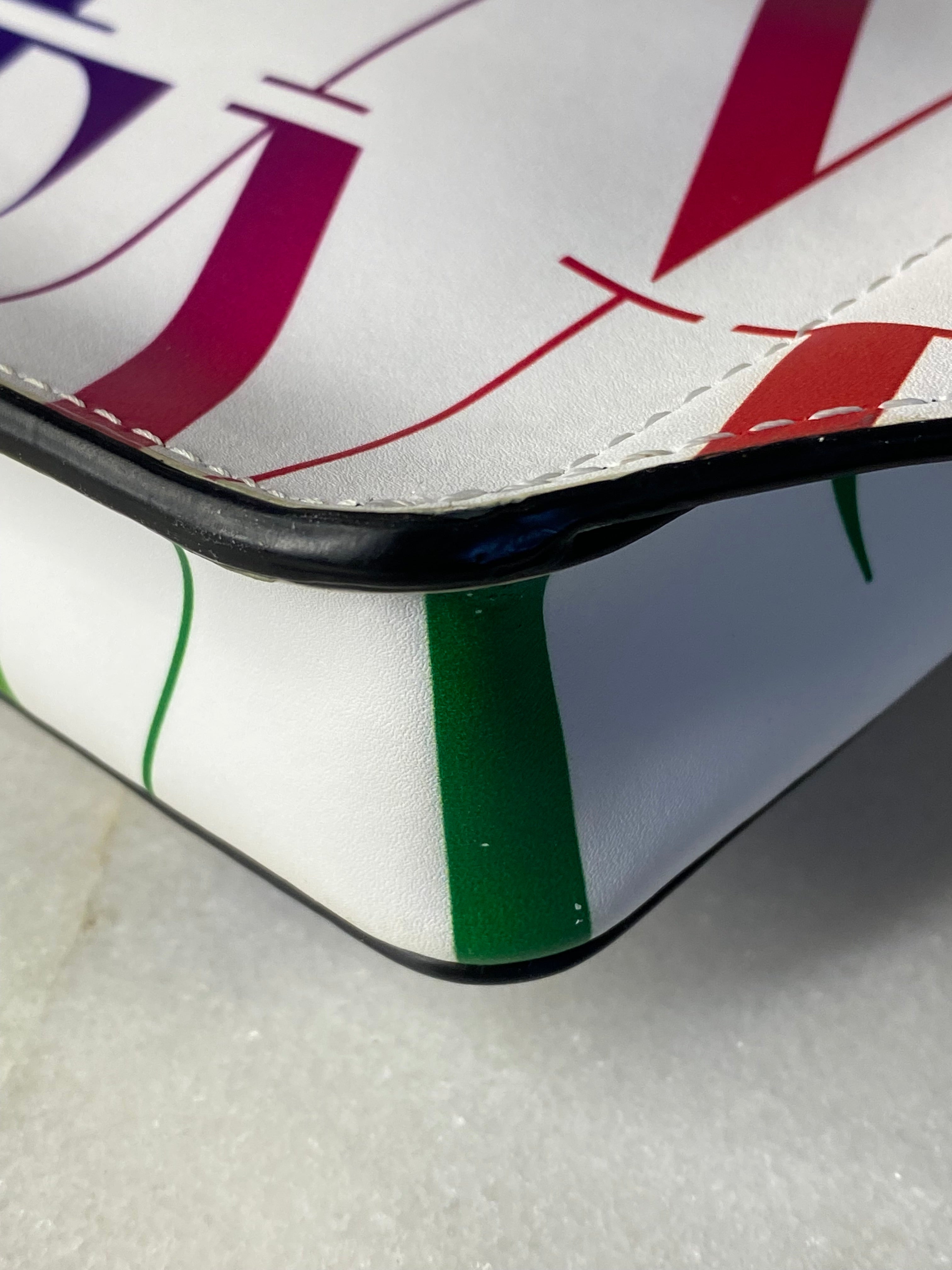 VAlentino White Multicolor VLTN Waist Bag-Waist Bag-Valentino-The Closet Egypt