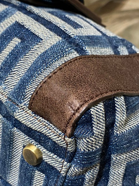 Givenchy Blue Denim Logo Hobo Bag-handbag-Givenchy-The Closet Egypt