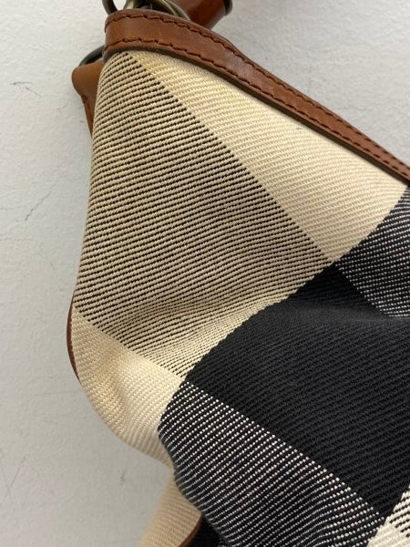 Burberry Camel Mega Check Bag-handbag-Burberry-The Closet Egypt