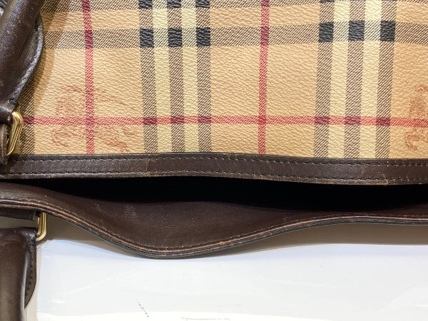 Burberry Brown Haymarket Shoulder Bag-handbag-Burberry-The Closet Egypt