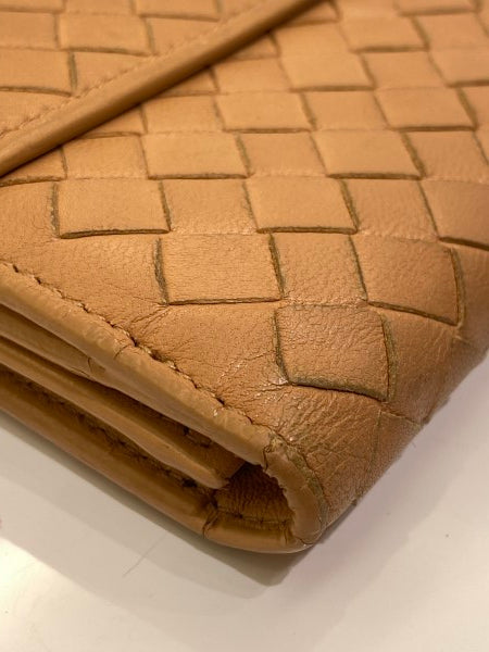 Bottega Veneta Nude Long Wallet-wallet-Bottega Veneta-The Closet Egypt