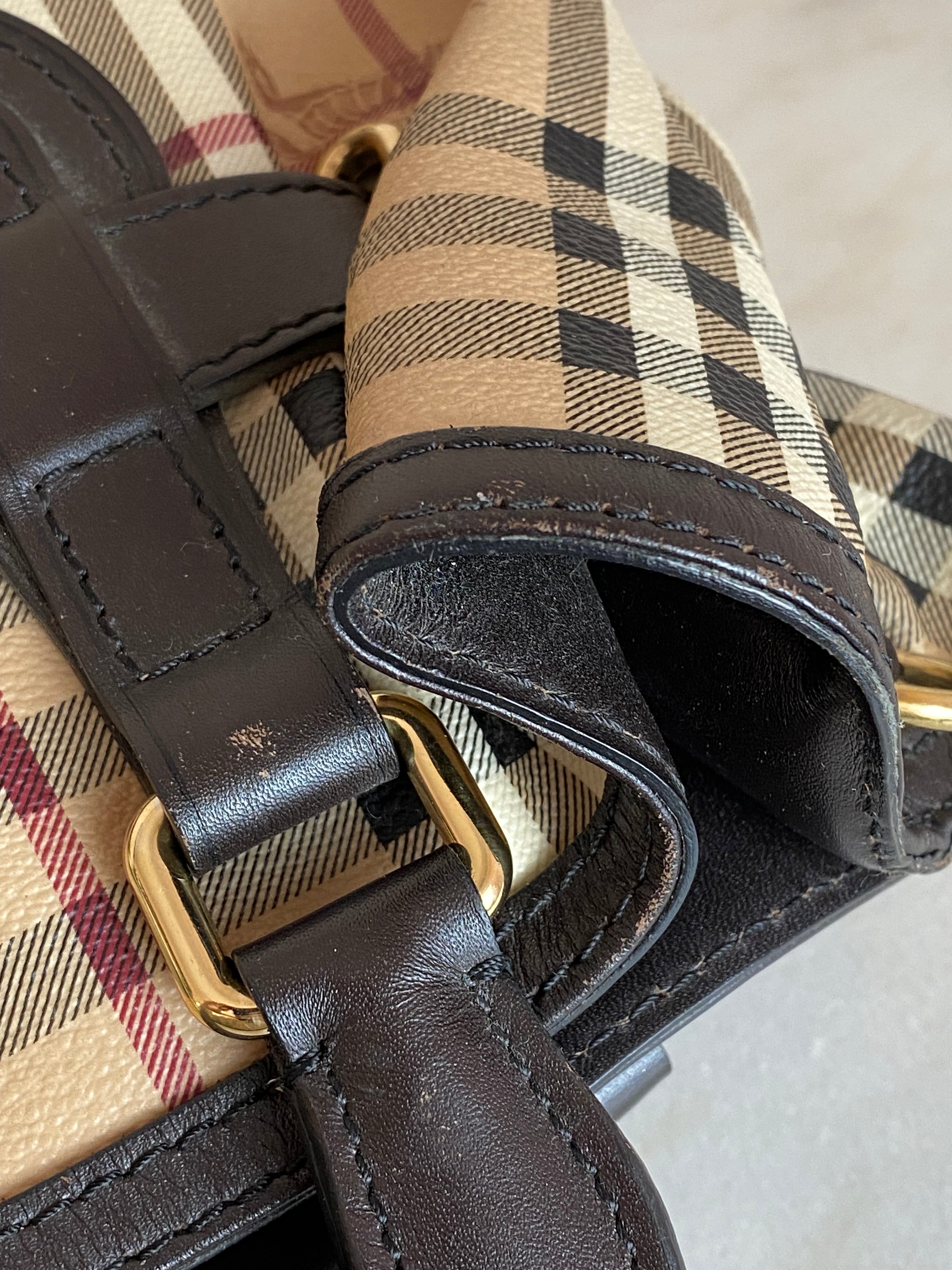 Burberry Bicolor Haymarket Golderton Shoulder Bag-handbag-Burberry-The Closet Egypt