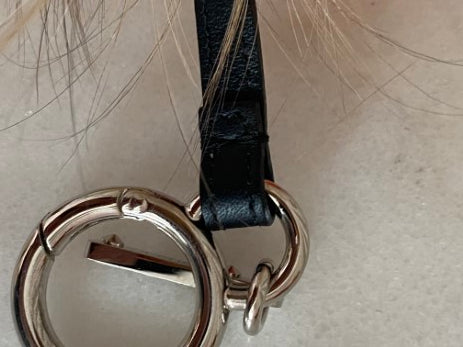 Fendi Tricolor Rabbit Fur Fox Monster Bag Charm-Bag Charm-Fendi-The Closet Egypt