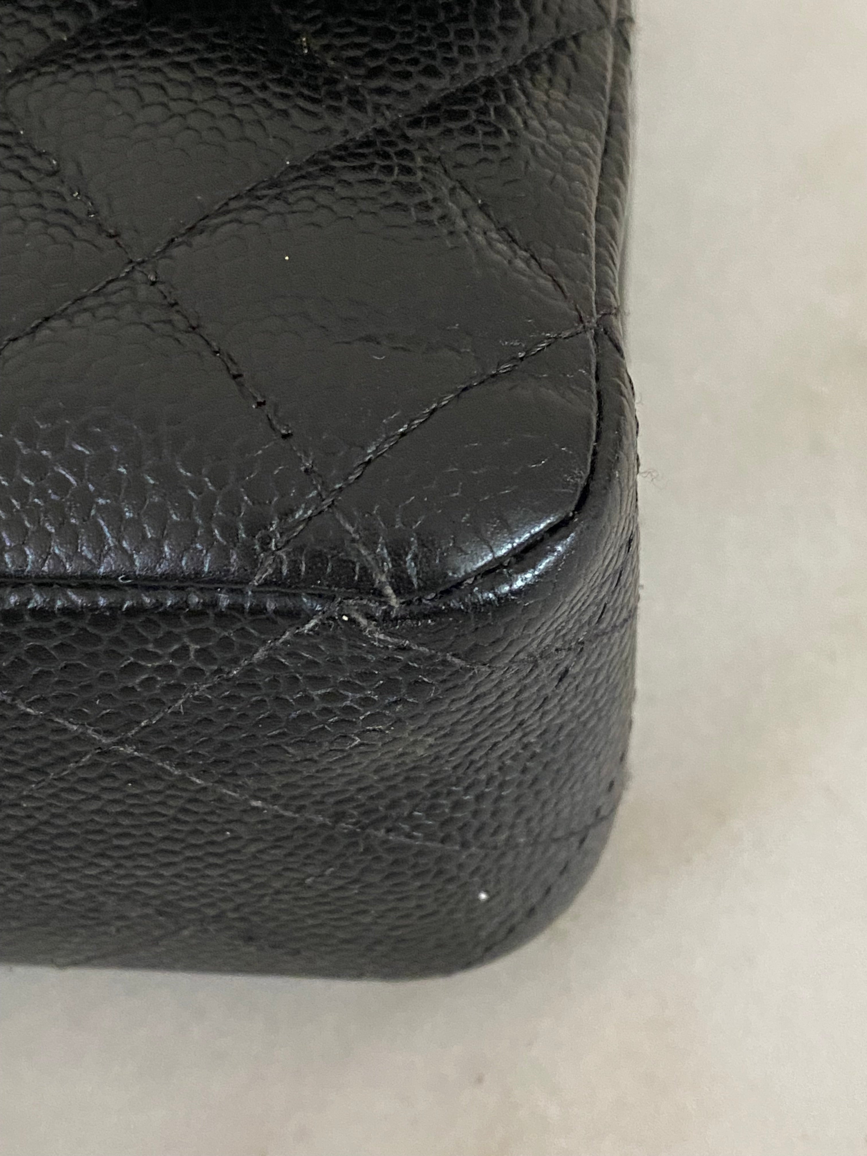 Chanel Black CC Classic Double Flap Medium Bag-handbag-Chanel-The Closet Egypt