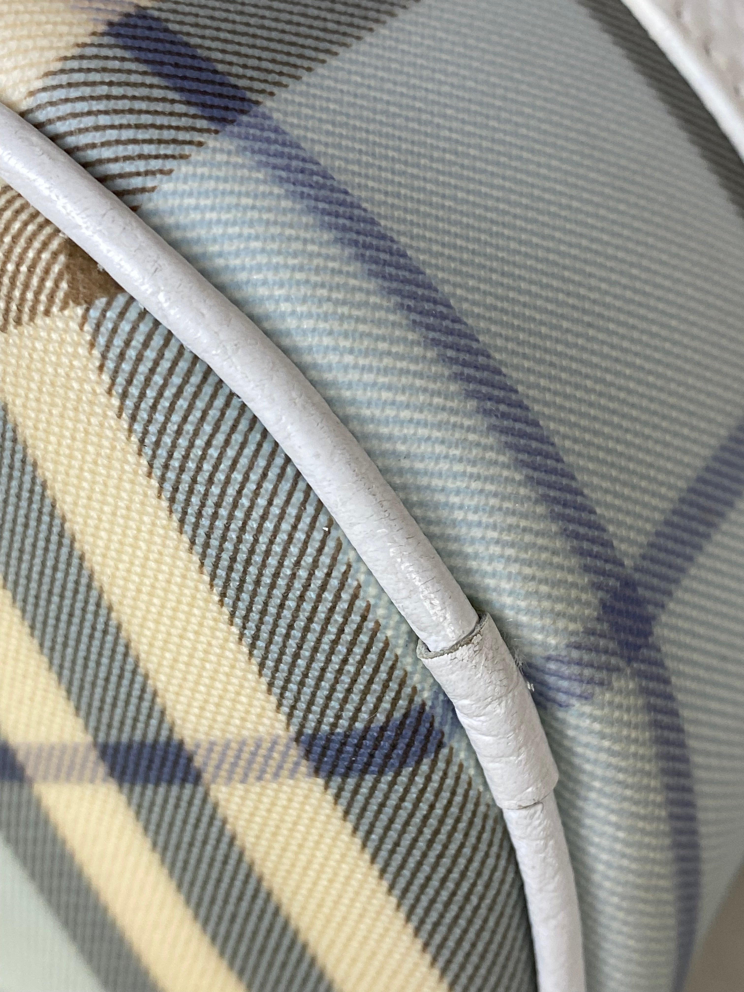 Burberry Bicolor Nova Check Papillon Lola Barrel Bag-handbag-Burberry-The Closet Egypt