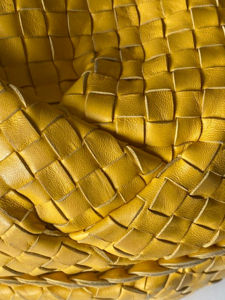 Bottega Veneta Yellow Nappa Hobo Bag