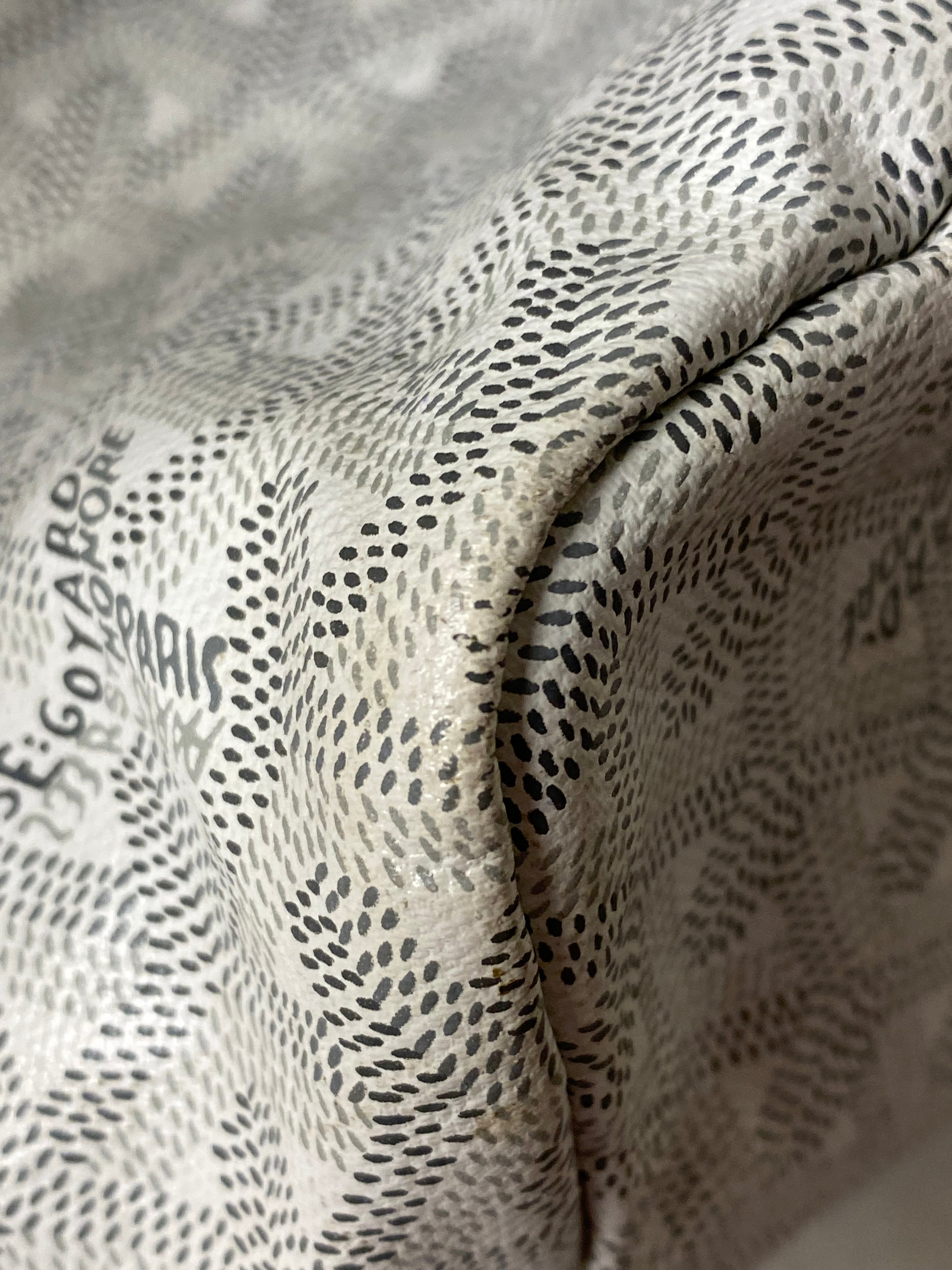 Goyard White Goyardine Saint Louis PM Bag W/ Pouch-handbag-Goyard-The Closet Egypt