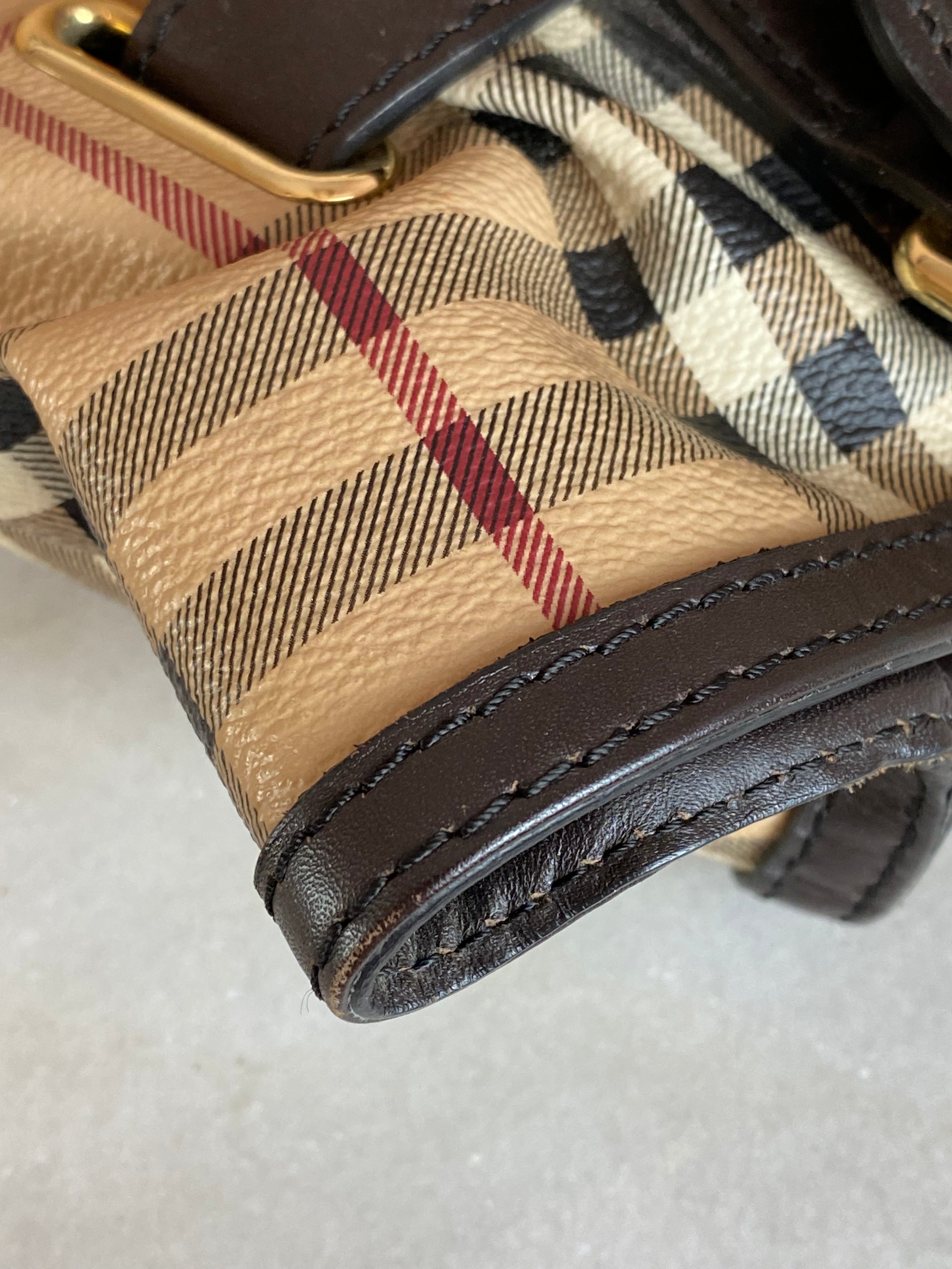 Burberry Bicolor Haymarket Golderton Shoulder Bag-handbag-Burberry-The Closet Egypt