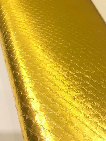 Gucci Gold Snakeskin GG Broadway Clutch-Clutch-Gucci-The Closet Egypt