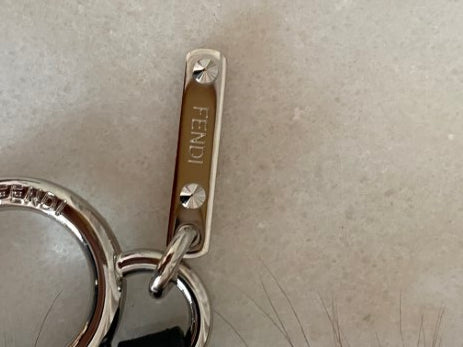 Fendi Tricolor Rabbit Fur Fox Monster Bag Charm-Bag Charm-Fendi-The Closet Egypt