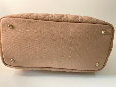 Christian Dior Pink Cannage Panarea Tote Bag
