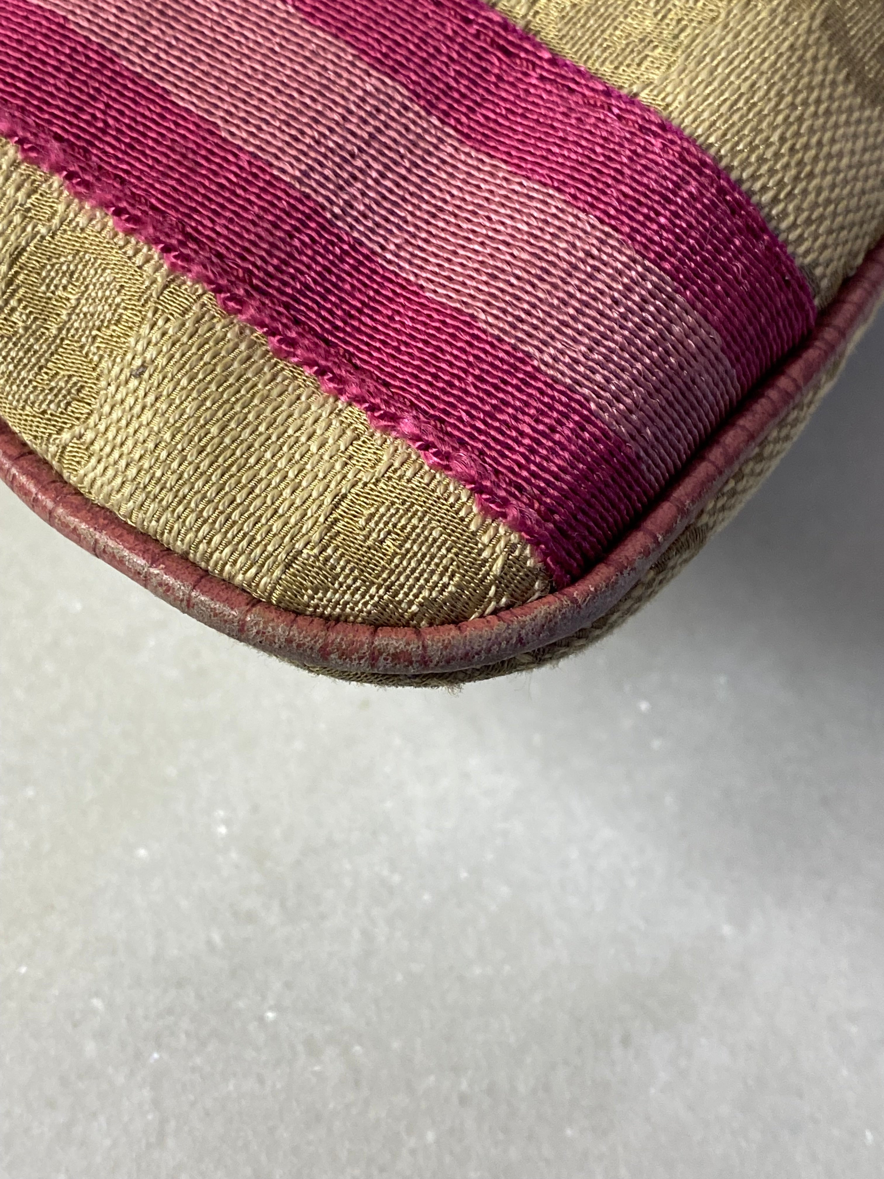 Gucci Bicolor GG Crossbody Bag W/ Bag Charm-handbag-Gucci-The Closet Egypt