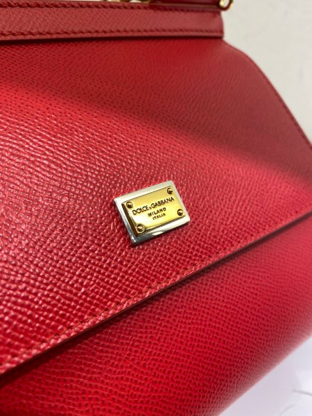 Dolce & Gabbana Red Sicily Small Bag-handbag-Dolce & Gabbana-The Closet Egypt