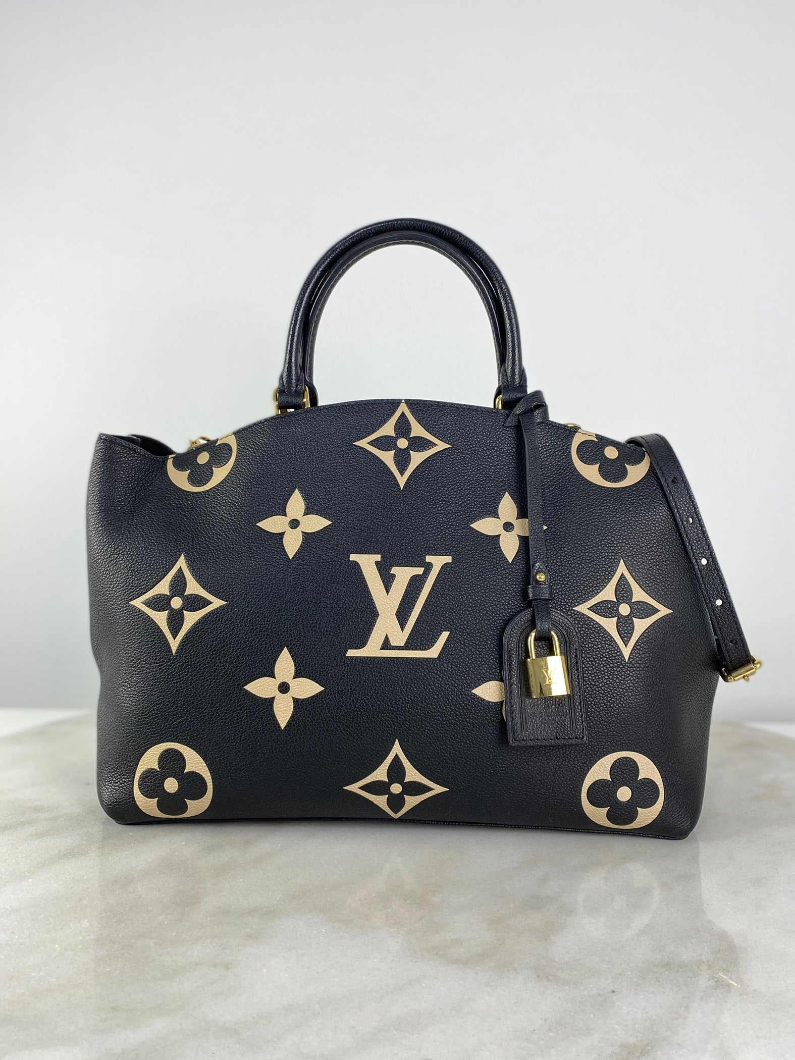 Louis Vuitton Bicolor Monogram Empreinte Grand Palais Bag W/ Strap