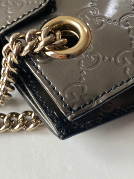 Gucci Silver GG Emily Vernise Large Bag-handbag-Gucci-The Closet Egypt