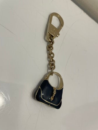 Gucci Navy Blue Mini Jackie Bag Charm Keychain-Bag Charm-Gucci-The Closet Egypt