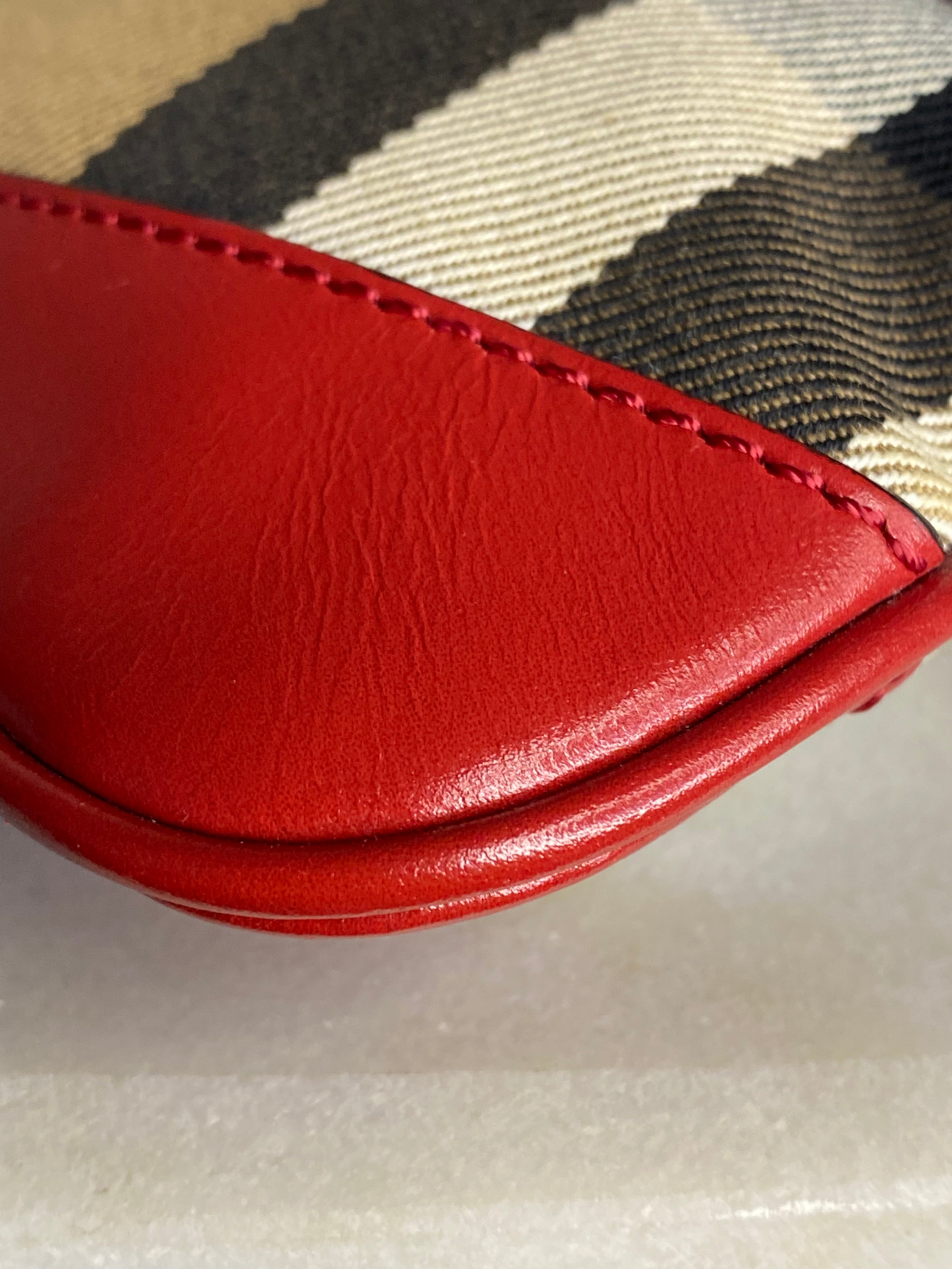 Burberry Bicolor Peyton Bridle House Check Crossbody Bag-handbag-Burberry-The Closet Egypt