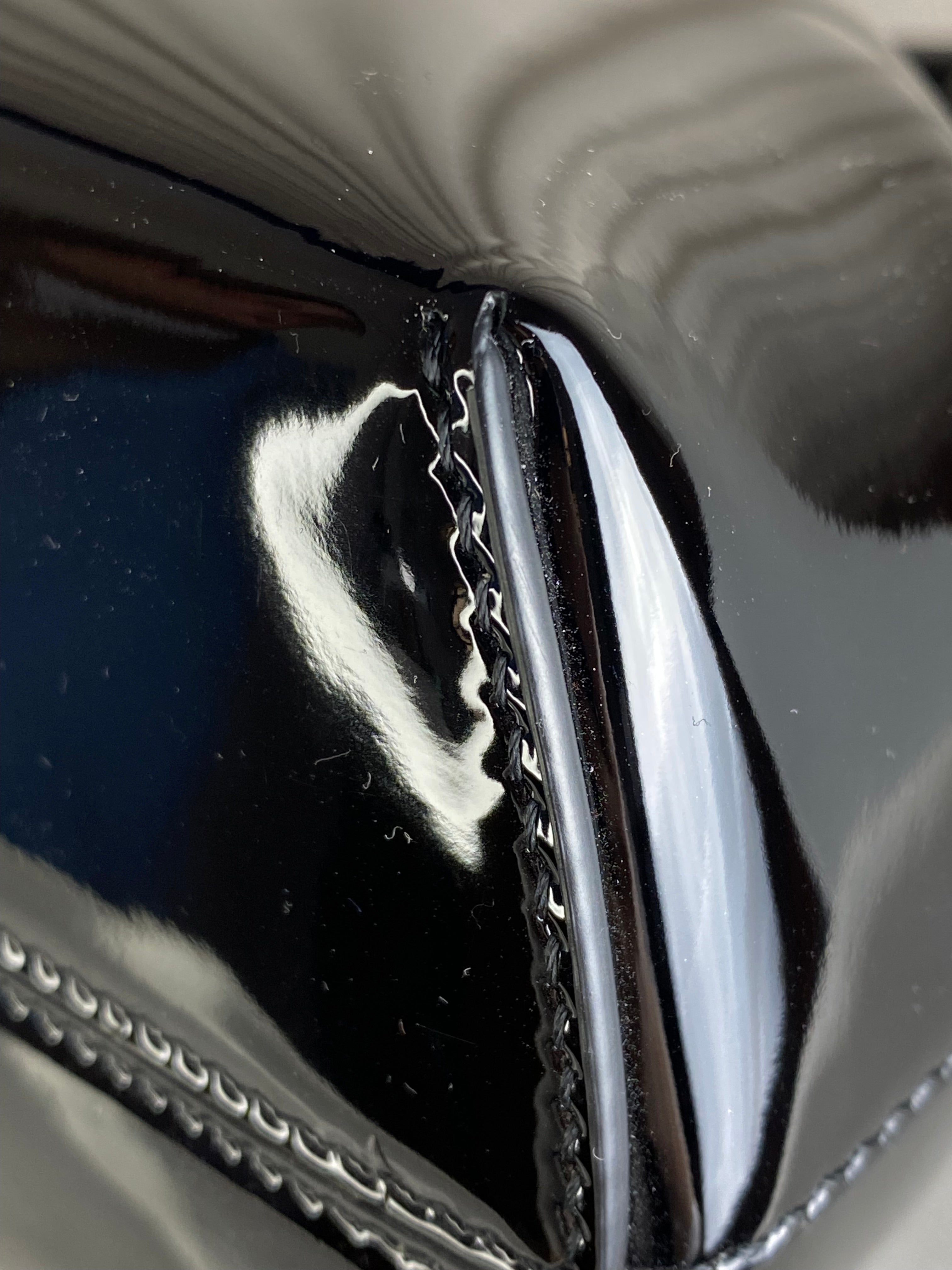 Fendi Black FF Vernis Midi First FF Clutch Bag-Clutch Bag-Fendi-The Closet Egypt