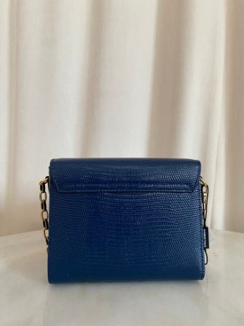 Dolce & Gabbana Blue Millennials Crystal Crossbody Bag-handbag-Dolce & Gabbana-The Closet Egypt