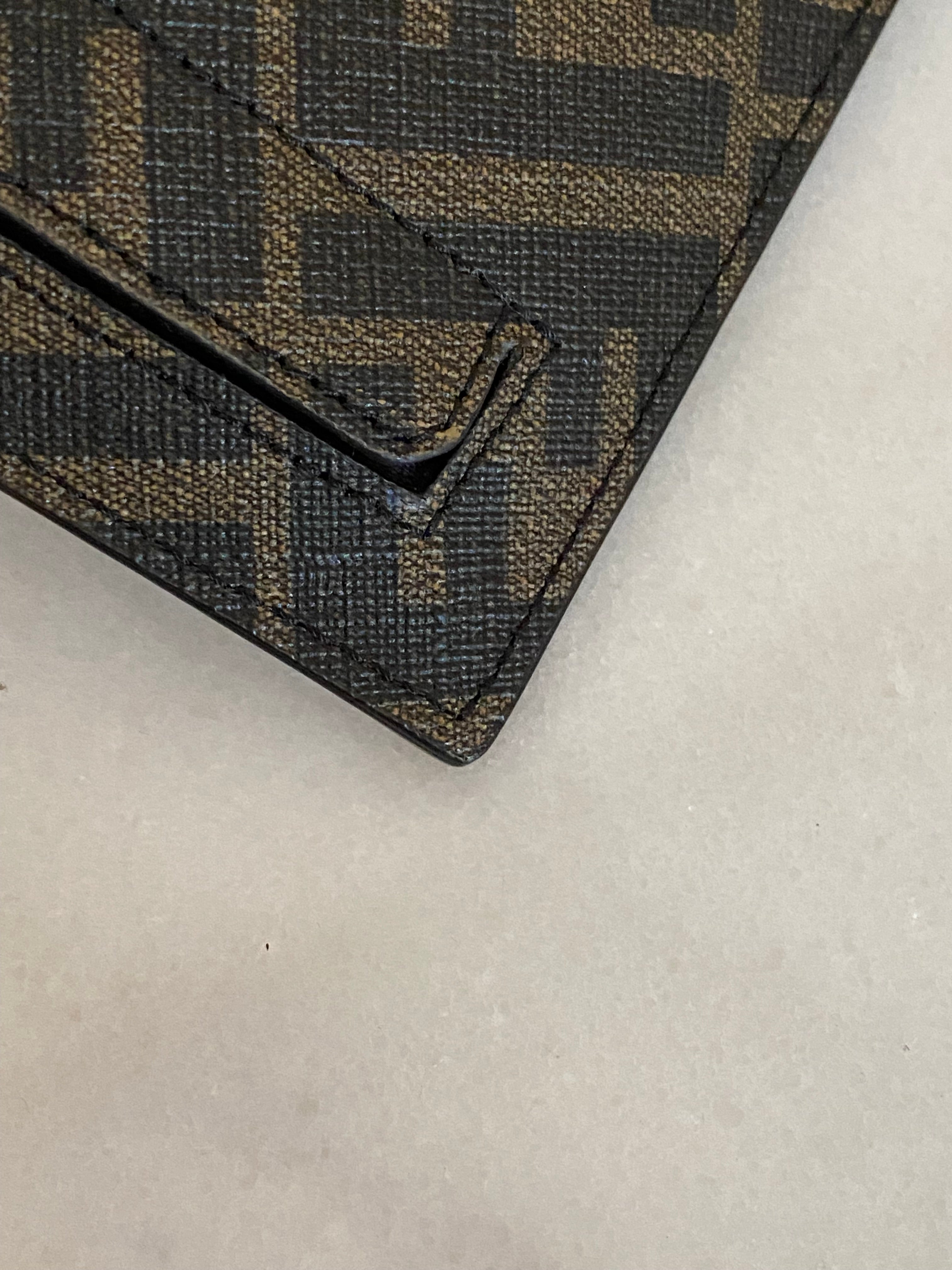 Fendi Tricolor Diagonal Flat FF Pouch-Pouch-Fendi-The Closet Egypt