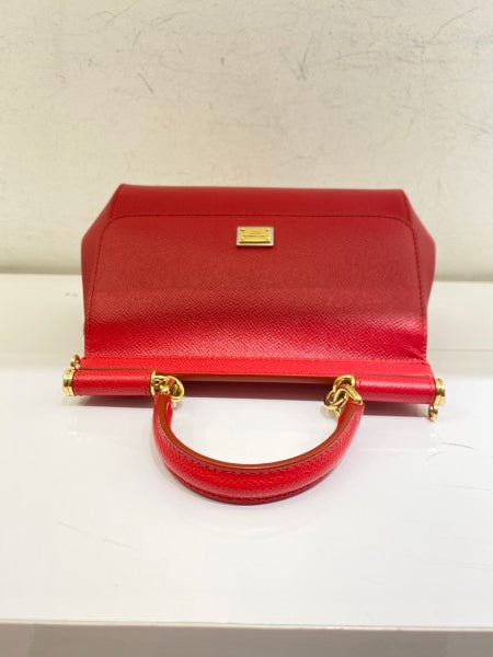 Dolce & Gabbana Red Sicily Small Bag-handbag-Dolce & Gabbana-The Closet Egypt