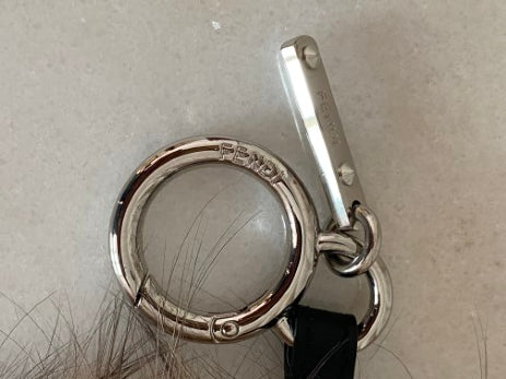 Fendi Tricolor Rabbit Fur Fox Monster Bag Charm-Bag Charm-Fendi-The Closet Egypt