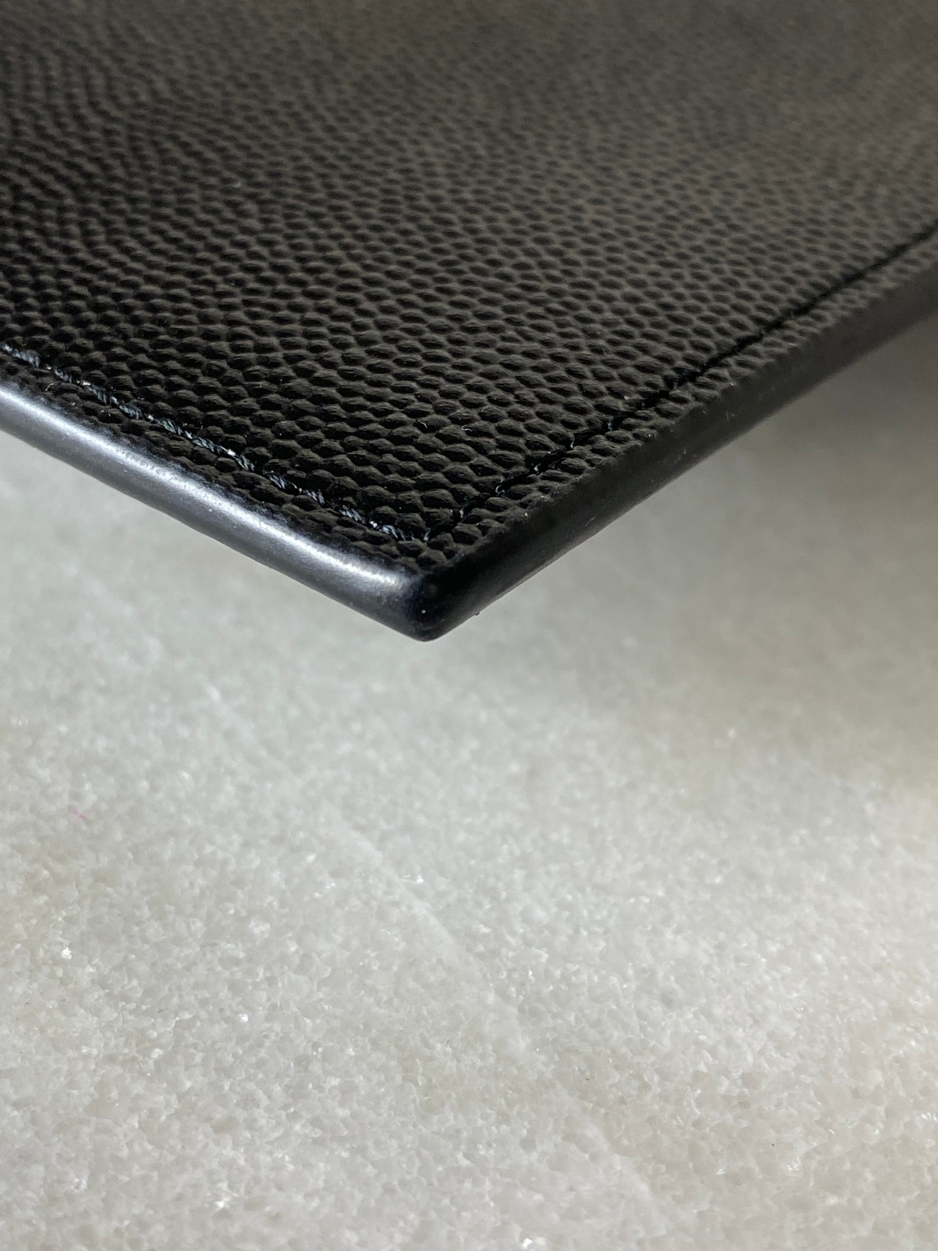 YSL Black Uptown Clutch-Clutch-YSL-The Closet Egypt