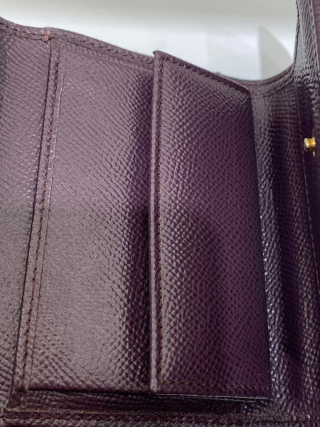 Dolce & Gabbana Burgundy Dauphine Crystal Small Wallet-wallet-Dolce & Gabbana-The Closet Egypt