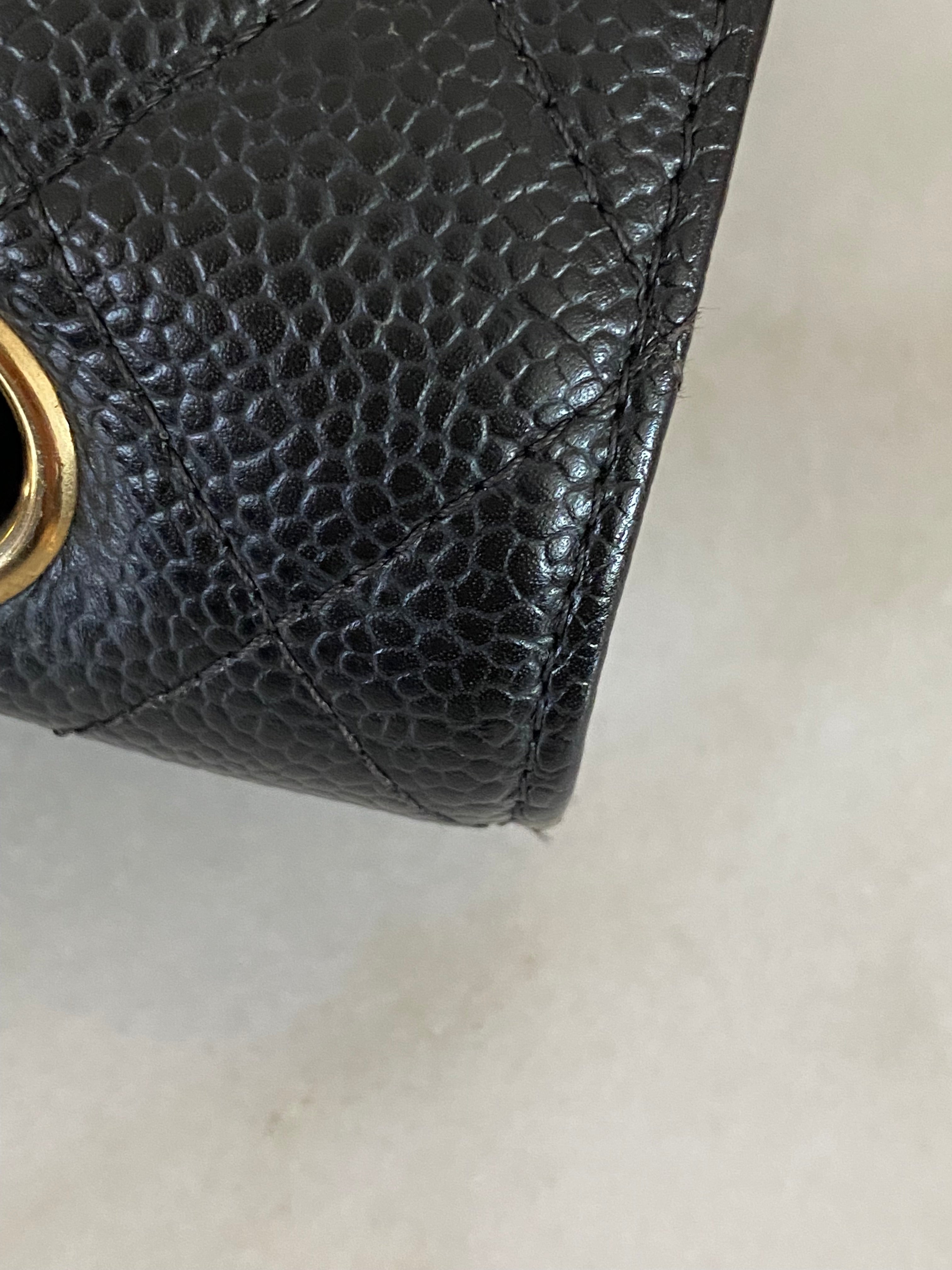 Chanel Black CC Classic Double Flap Medium Bag-handbag-Chanel-The Closet Egypt