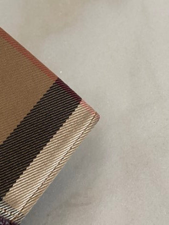 Burberry Burgundy House Check Long MVV Wallet-wallet-Burberry-The Closet Egypt