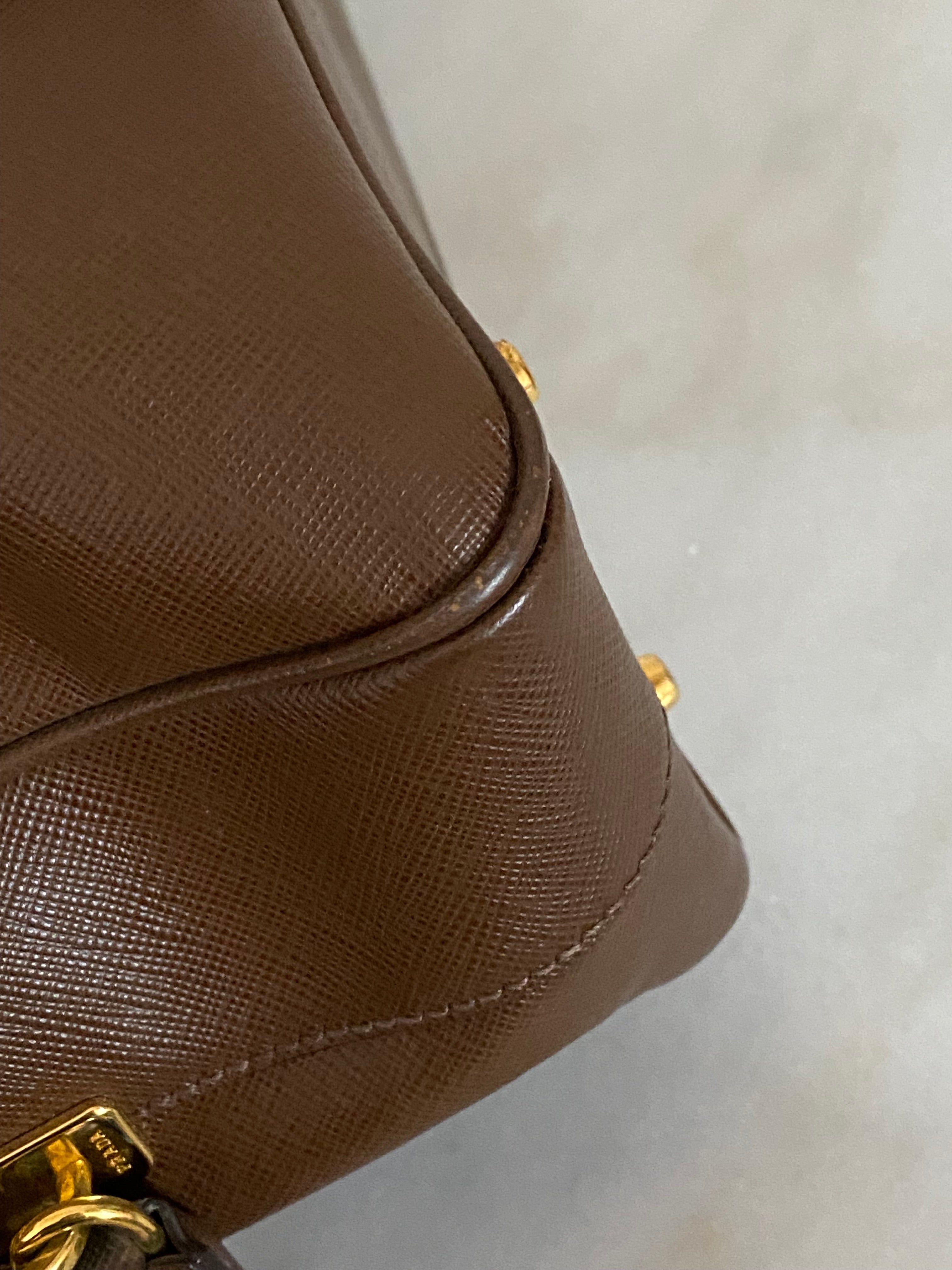 Prada Brown Bauletto Tote Bag-handbag-Prada-The Closet Egypt