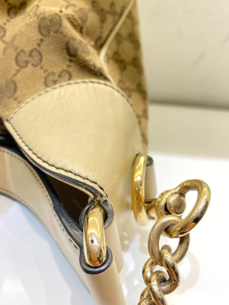 Gucci Bicolor GG Emily Hobo Bag-handbag-Gucci-The Closet Egypt