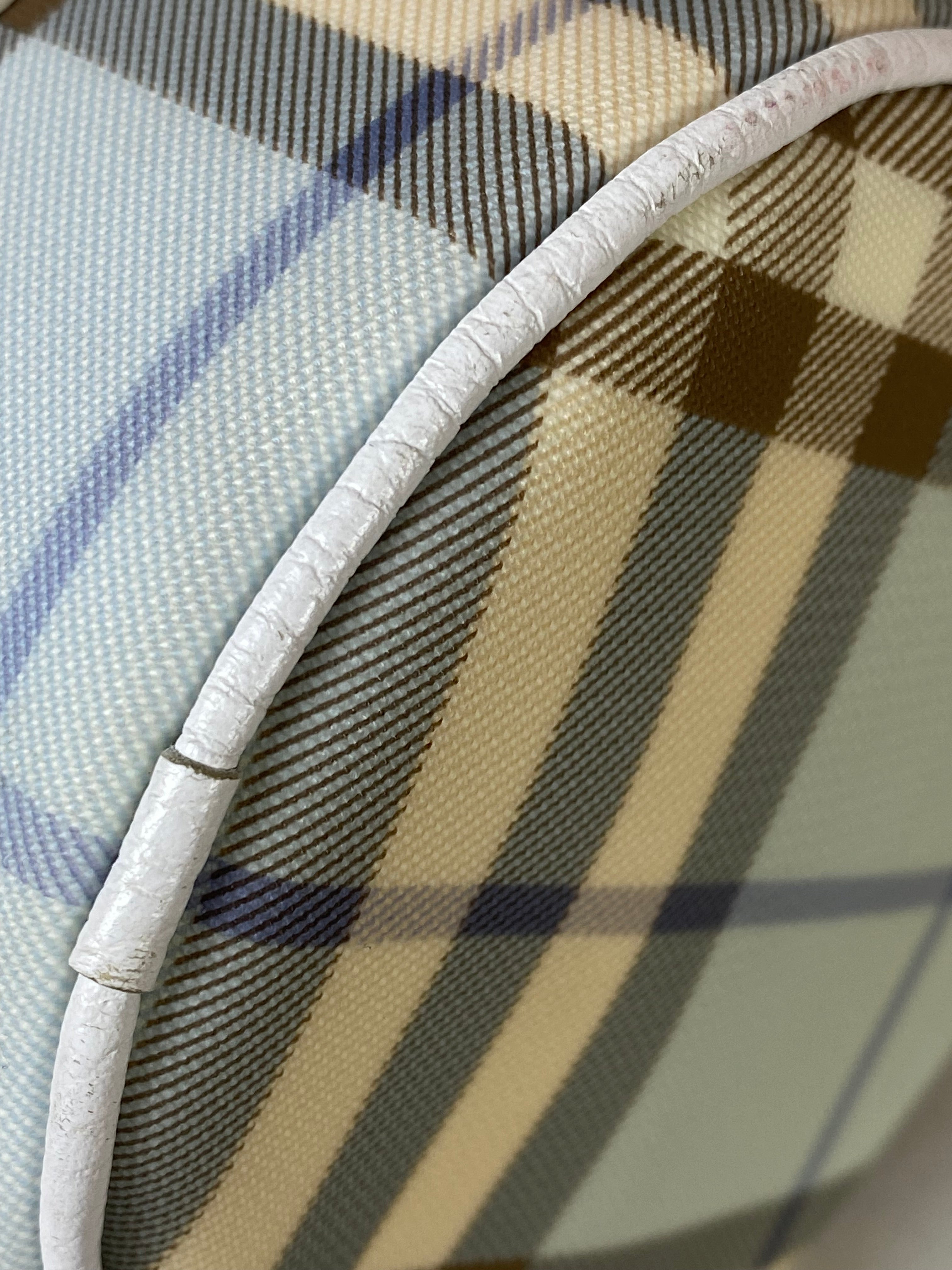 Burberry Bicolor Nova Check Papillon Lola Barrel Bag-handbag-Burberry-The Closet Egypt